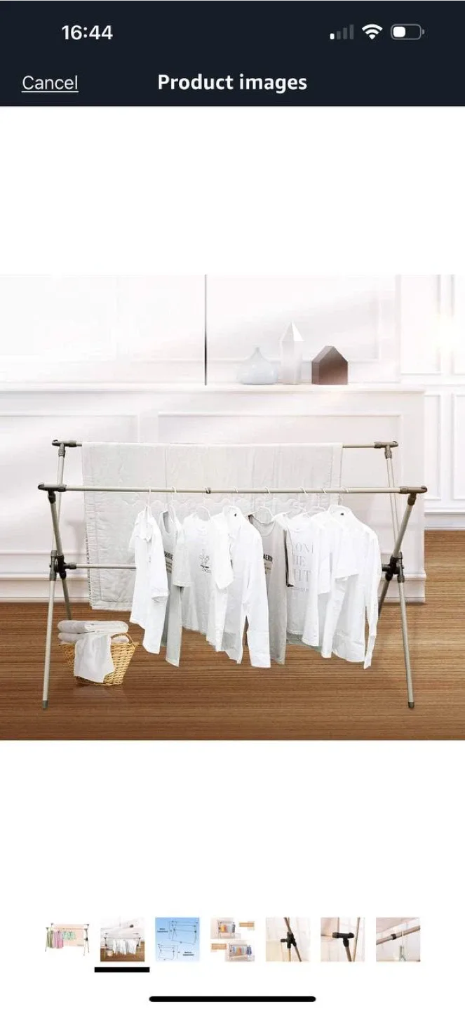 YUBELLES Heavy Drying Rack – Adjustable Laundry Hanger image indicator(2)