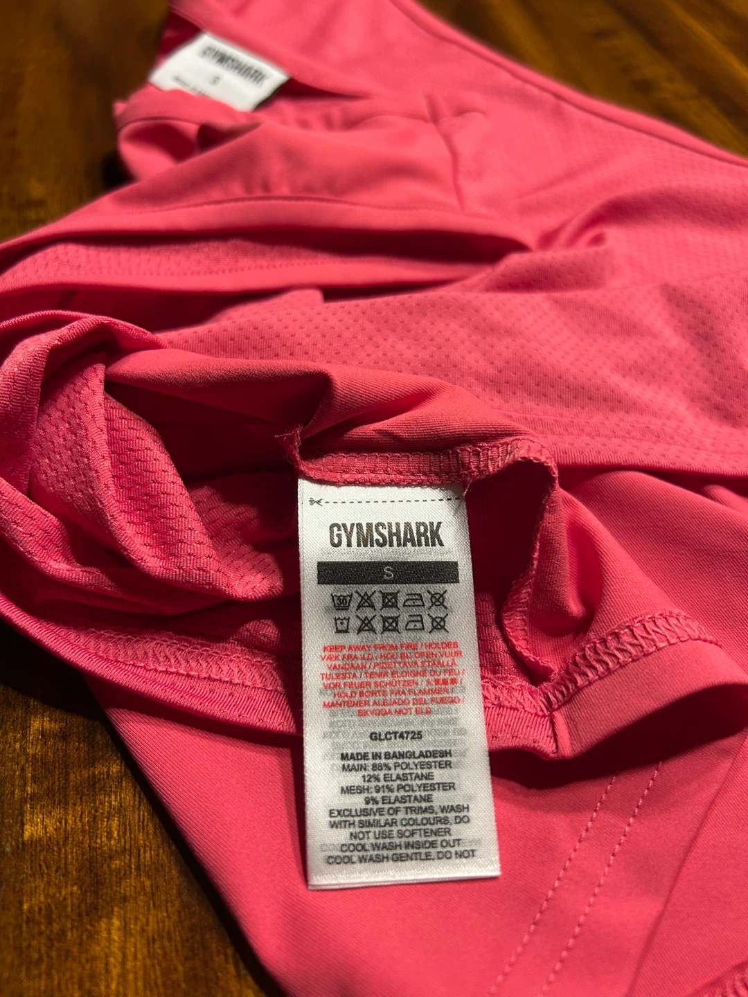 Gymshark - Pink Cropped Tank - Size S - New Without Tags - photo 5