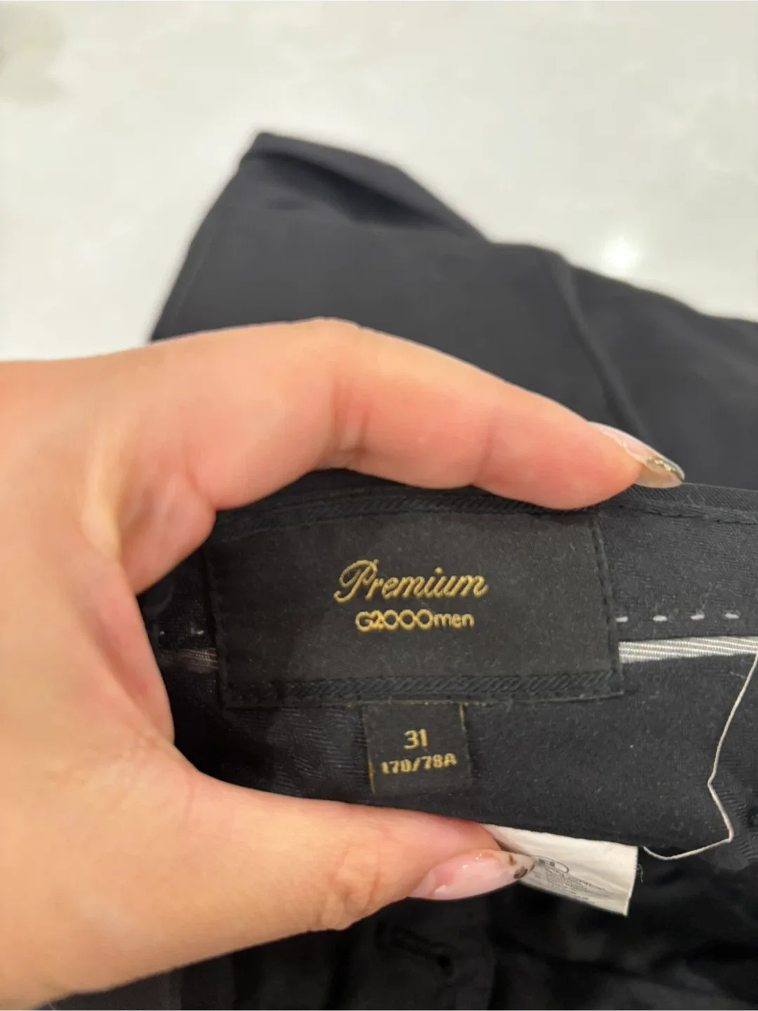 Men Black Suit and pants with dust cover image indicator(6)