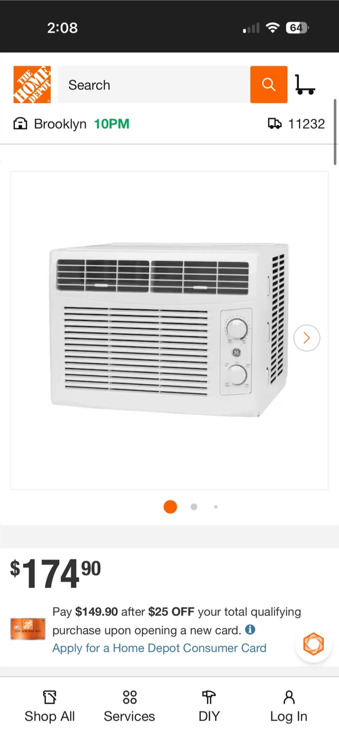GE 5,000 BTU 115V Window Air Conditioner - photo 2