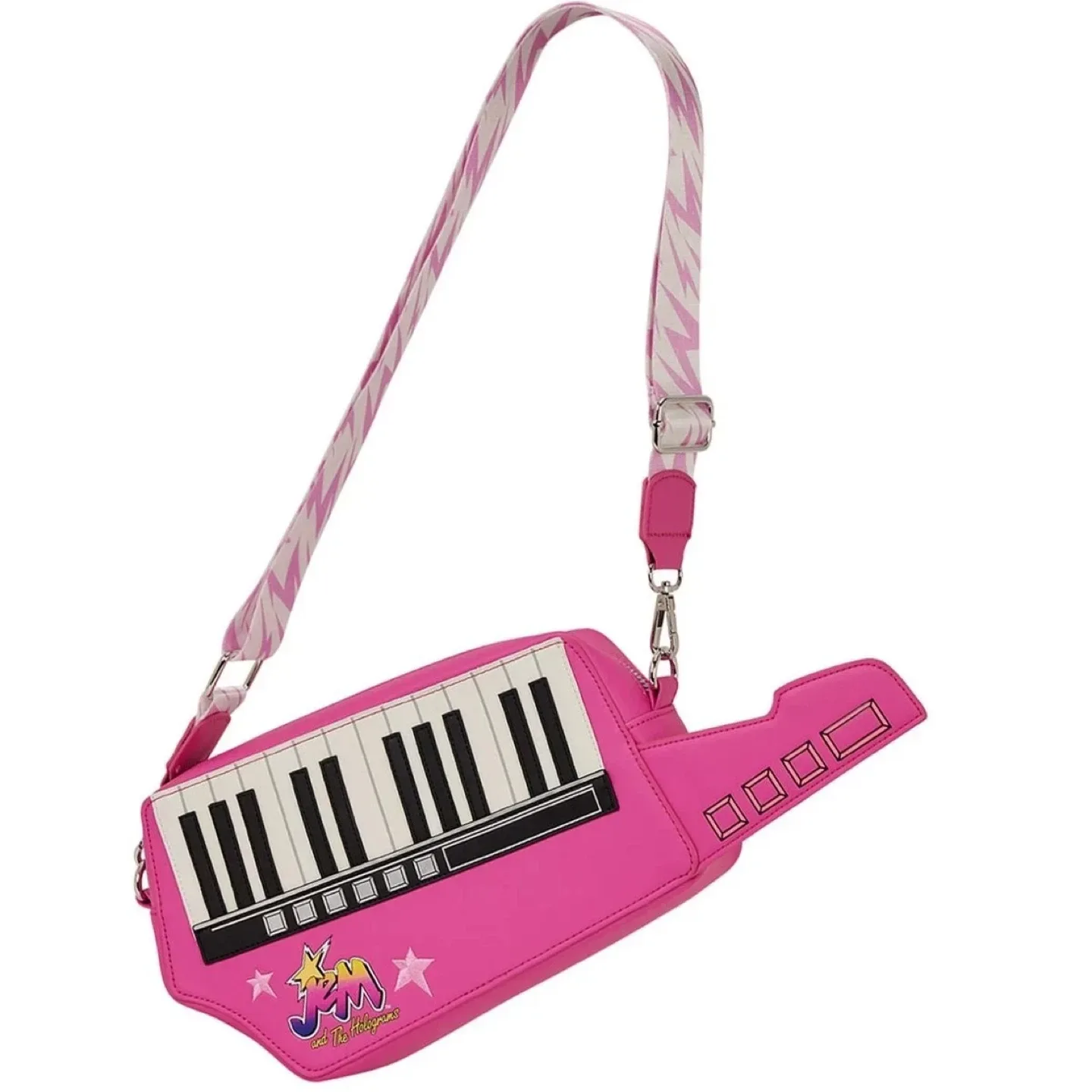 Jem and the Holograms Keyboard Crossbody Bag