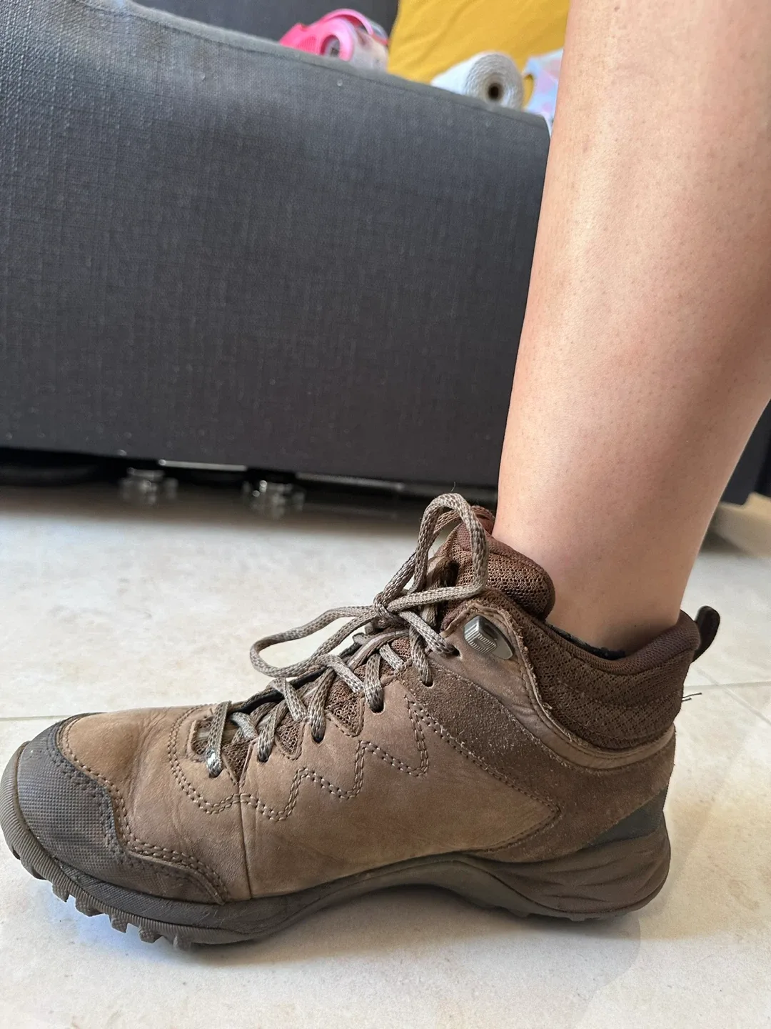 Merrell Hiking Boots, Brown, Size 8 image indicator(3)