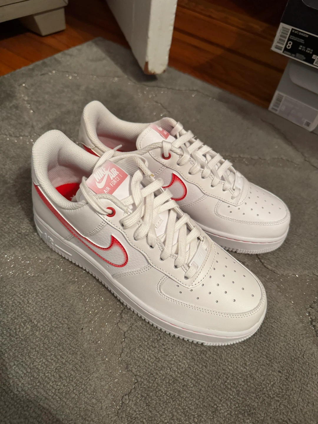 Nike Air Force 1 Low White/Pink Size 8 - photo 2