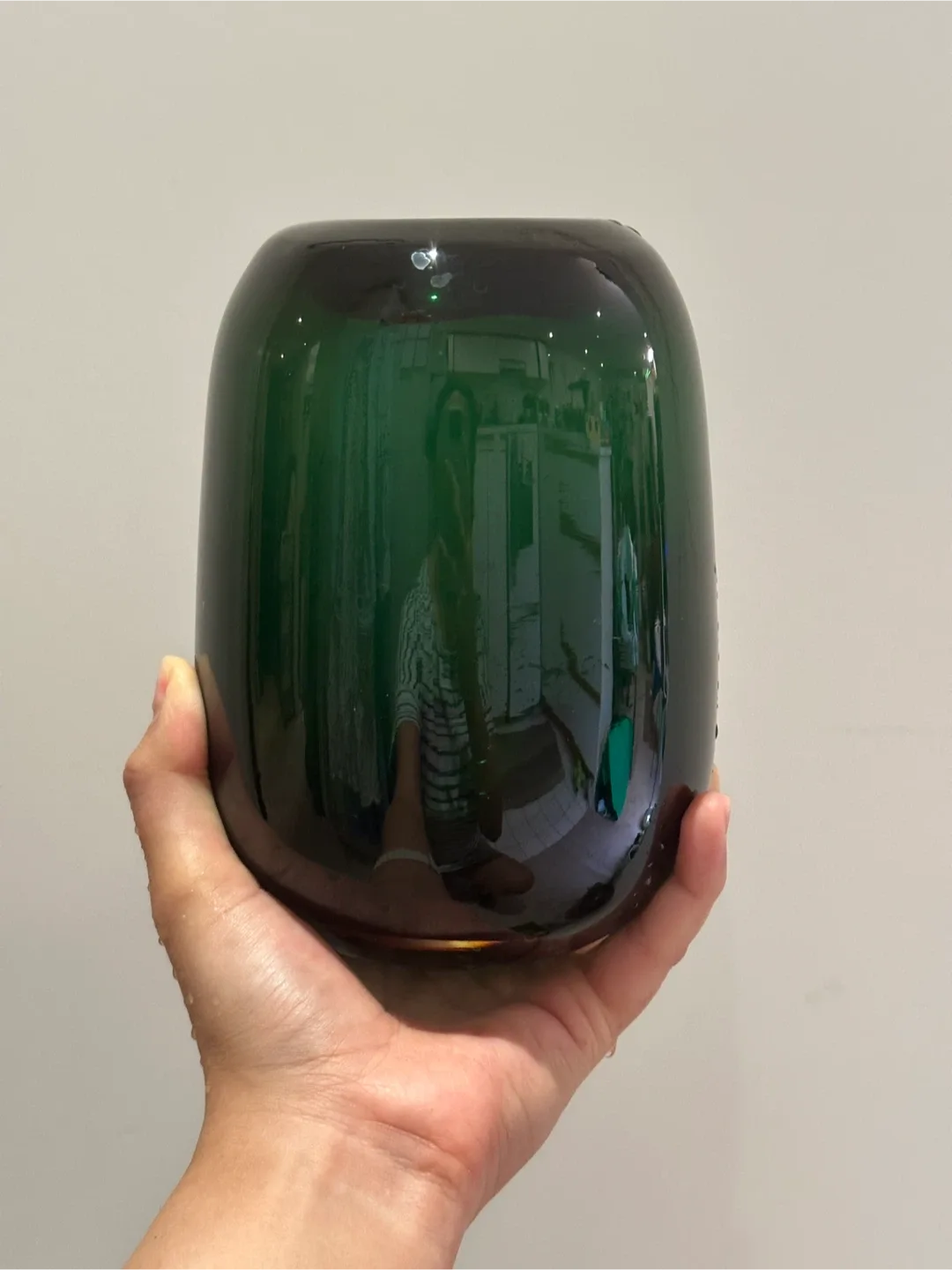 Green Glass Vase thumbnail