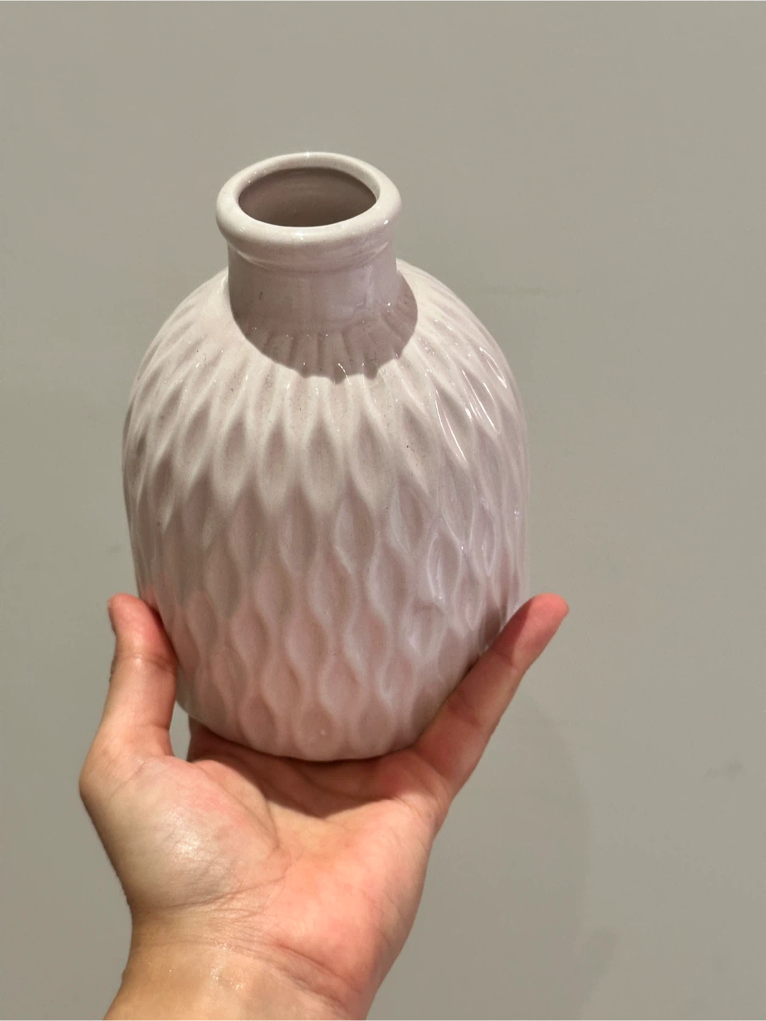 Off White Ceramic Vase - photo 2