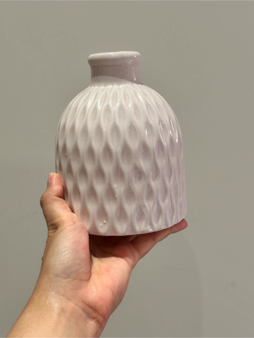 Off White Ceramic Vase
