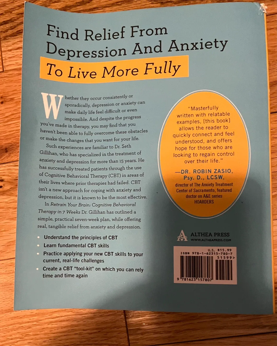 Cognitive Behavioral Therapy in 7 Weeks by Seth J. Gillihan image indicator(2)