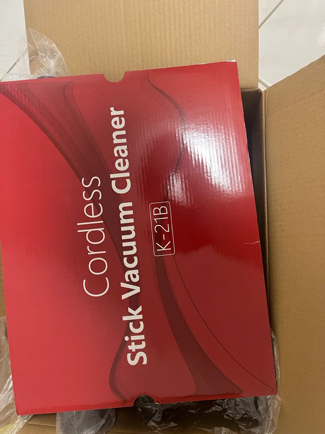 Cordless Stick Vacuum Cleaner K-21B - Like New in Box! image indicator(3)