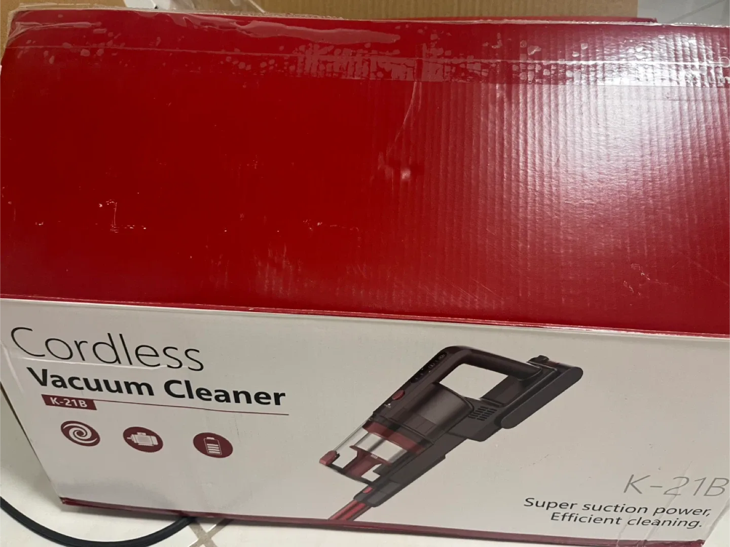 Cordless Stick Vacuum Cleaner K-21B - Like New in Box! image indicator(2)