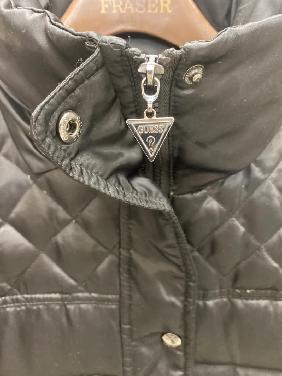 GUESS Quilted Puffer Jacket w/ Belt Size - L - photo 3
