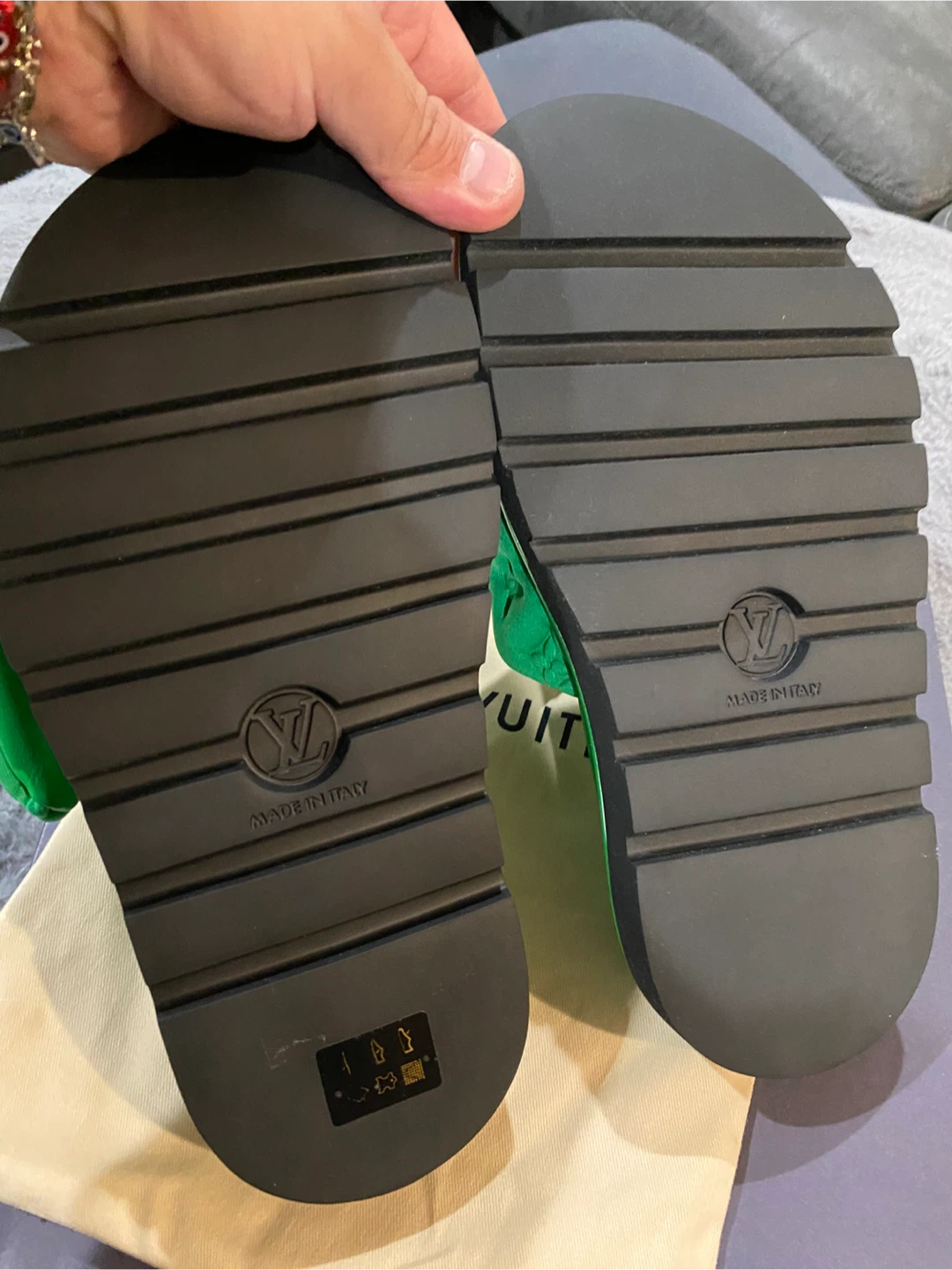 Louis Vuitton Pillow Comfort Sandal Green - photo 5