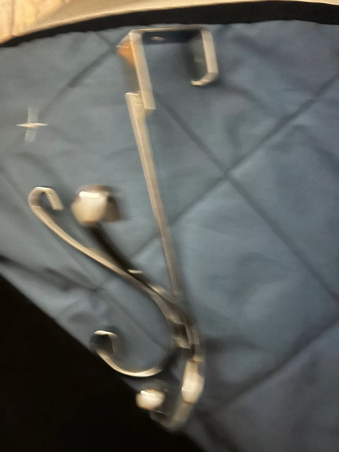 Silver Over-the-Door Wreath Hanger image indicator(4)