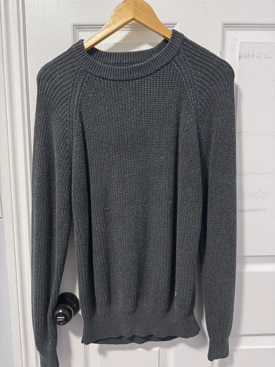 Charcoal Grey Knit Sweater