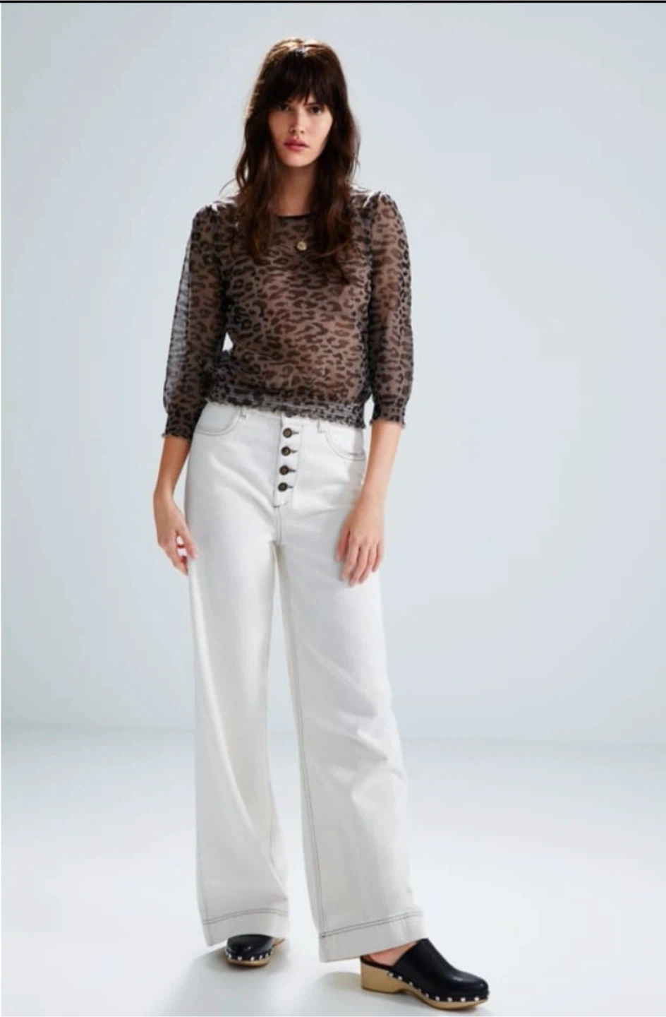Zara Leopard Print top- Size M ‼️last price ‼️