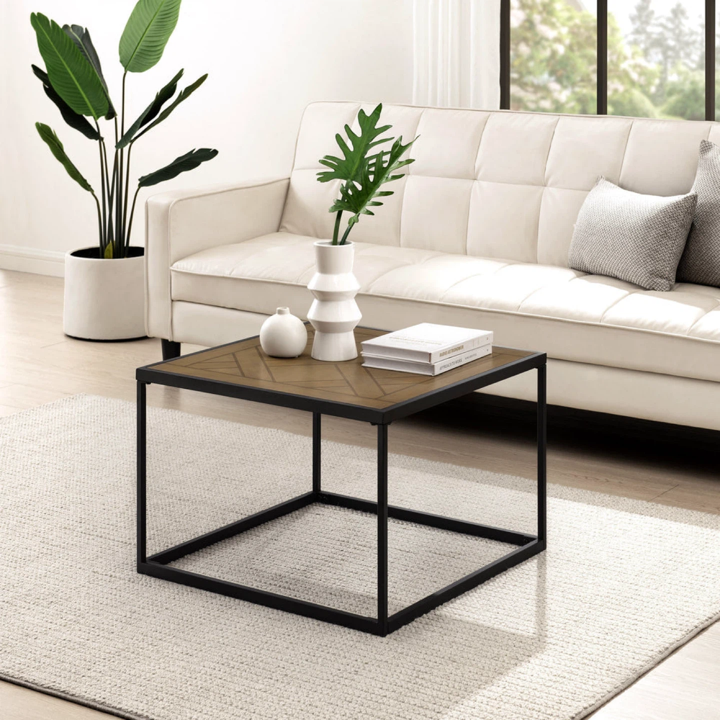 New Parquet 25" Square Coffee Table - photo 5