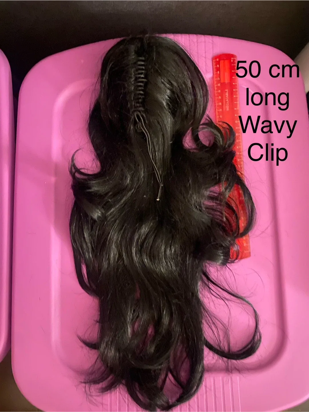 Wavy Clip In Hair Extension - 50cm Long thumbnail
