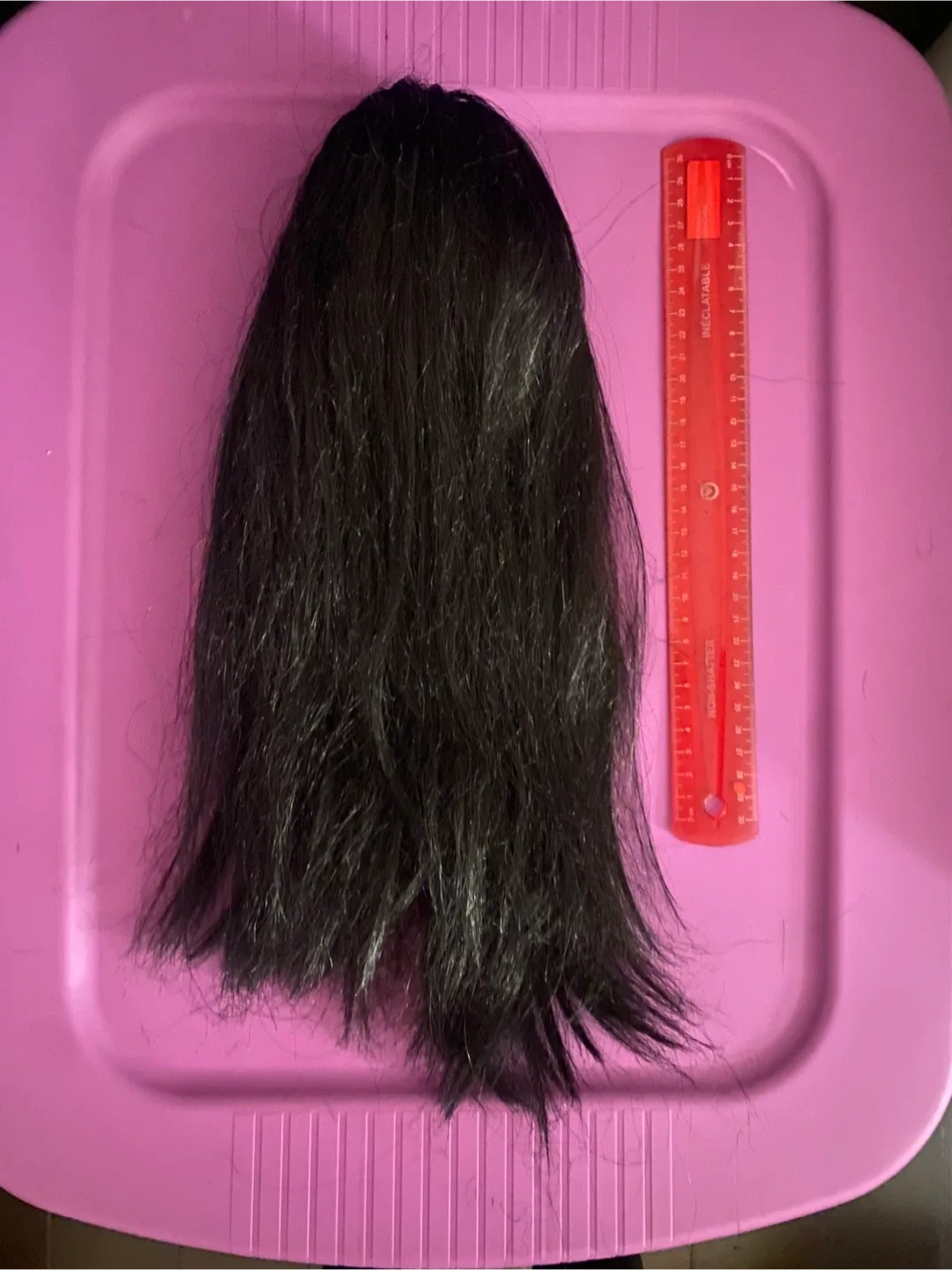 Black hair extension thumbnail