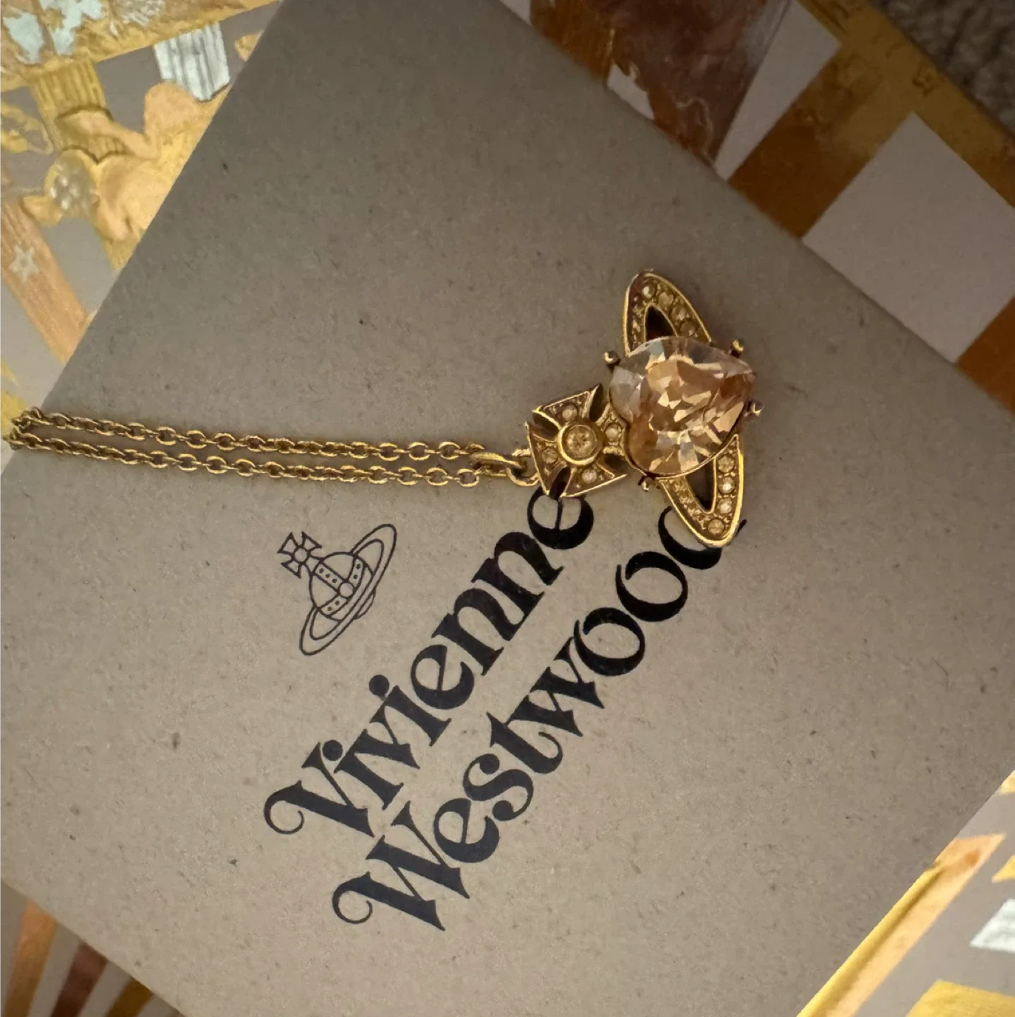 Vivienne Westwood Gold Ariella Necklace image indicator(3)