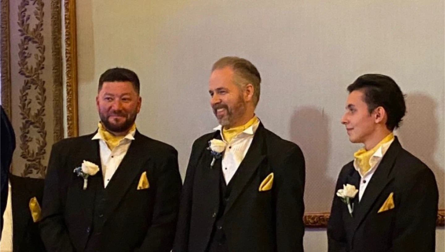 DiBanGu Gold Paisley Ascot Tie, New in Box - photo 4