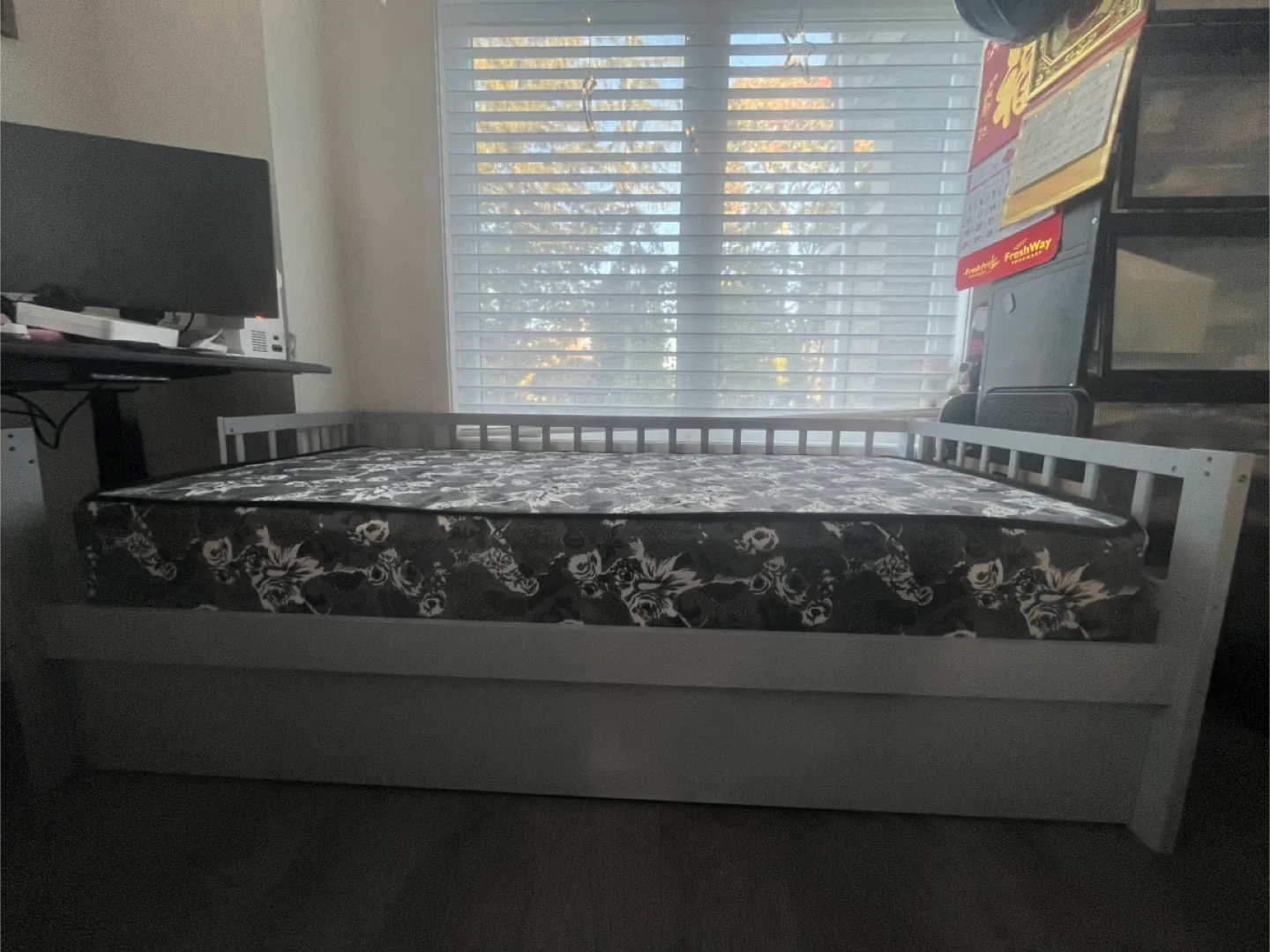 Grey Bunk Bed with Trundle and 3 mattresses image indicator(2)