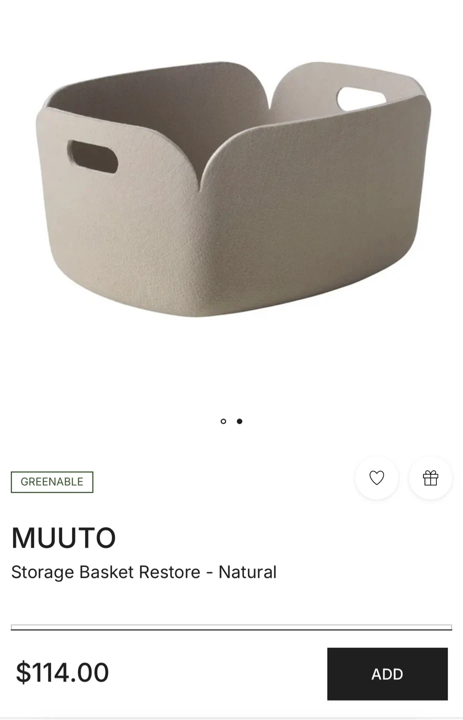 MUUTO storage basket - photo 4