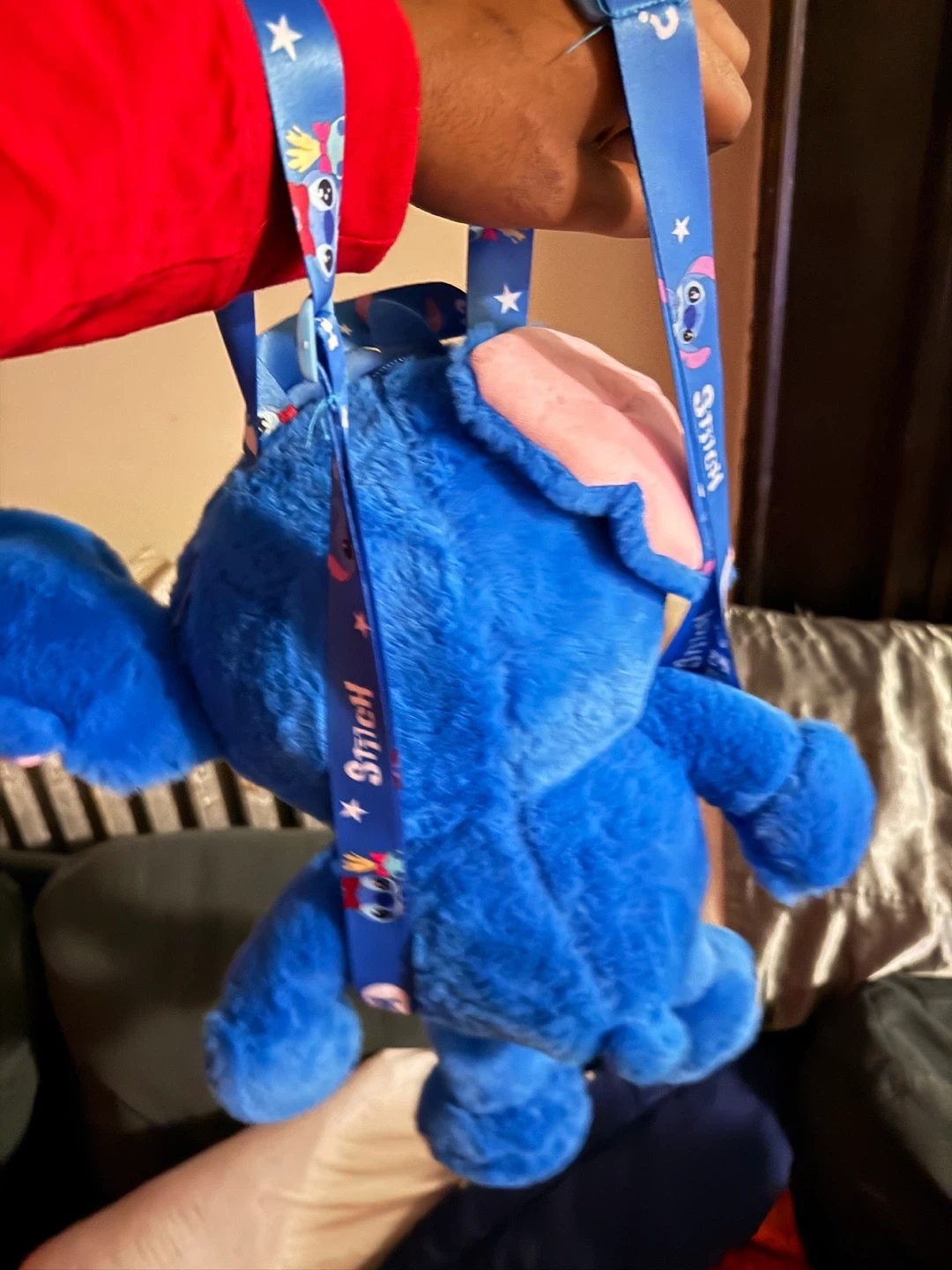 Disney Stitch Plush Backpack - photo 3