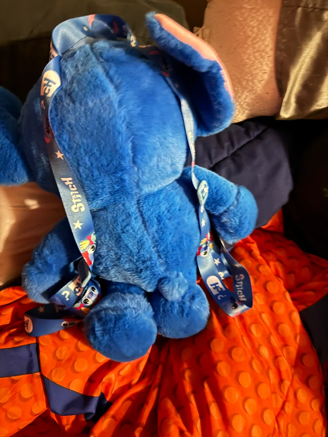 Disney Stitch Plush Backpack - photo 2