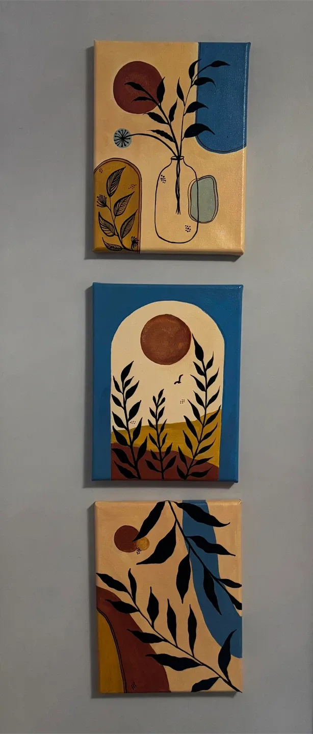 Boho Style Canvas Painting image indicator(4)