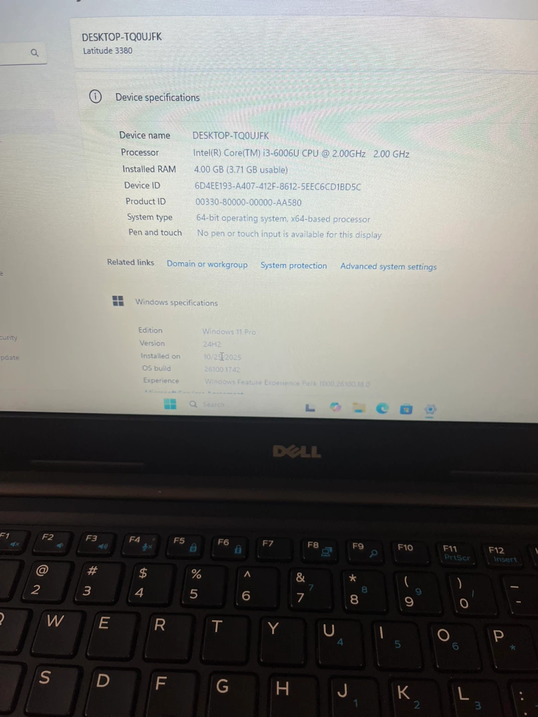 Dell Latitude 3380 windows 11 laptop with charger - photo 2