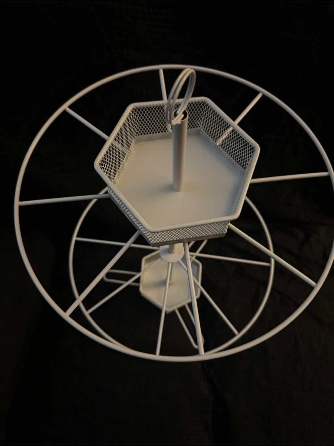 White Metal 3-Tier Display Stand/ Organizer - photo 2