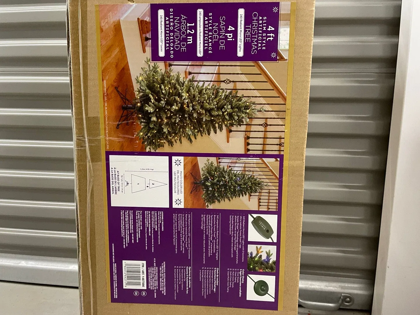 4ft Slim Style Christmas Tree - New in Box!