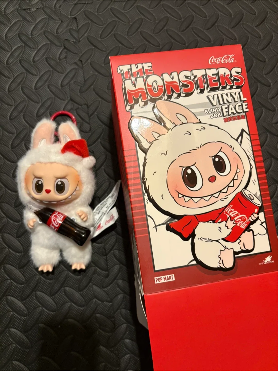 Labubu plush popmart cola Santa winter Christmas thumbnail