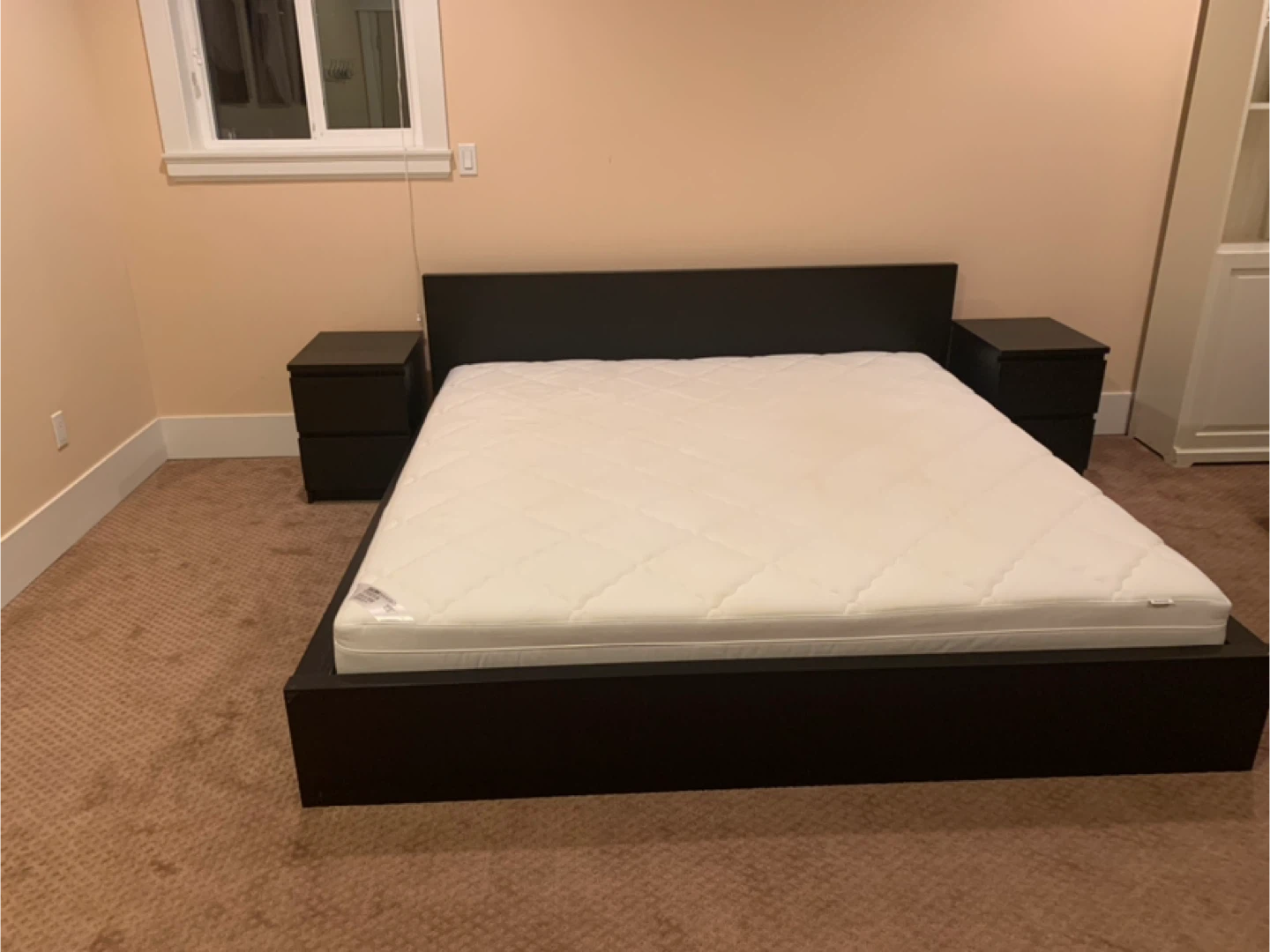king size Bed  with Nightstands