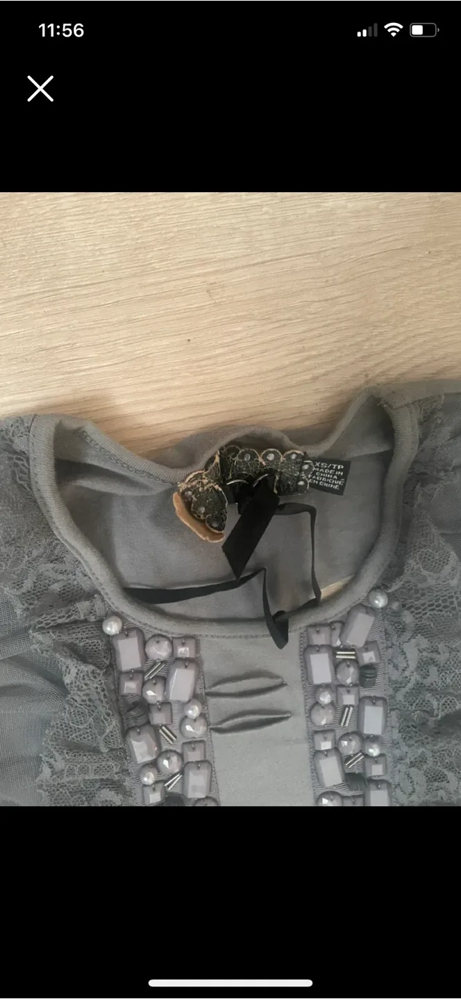 Designer top stretchy s- m thumbnail