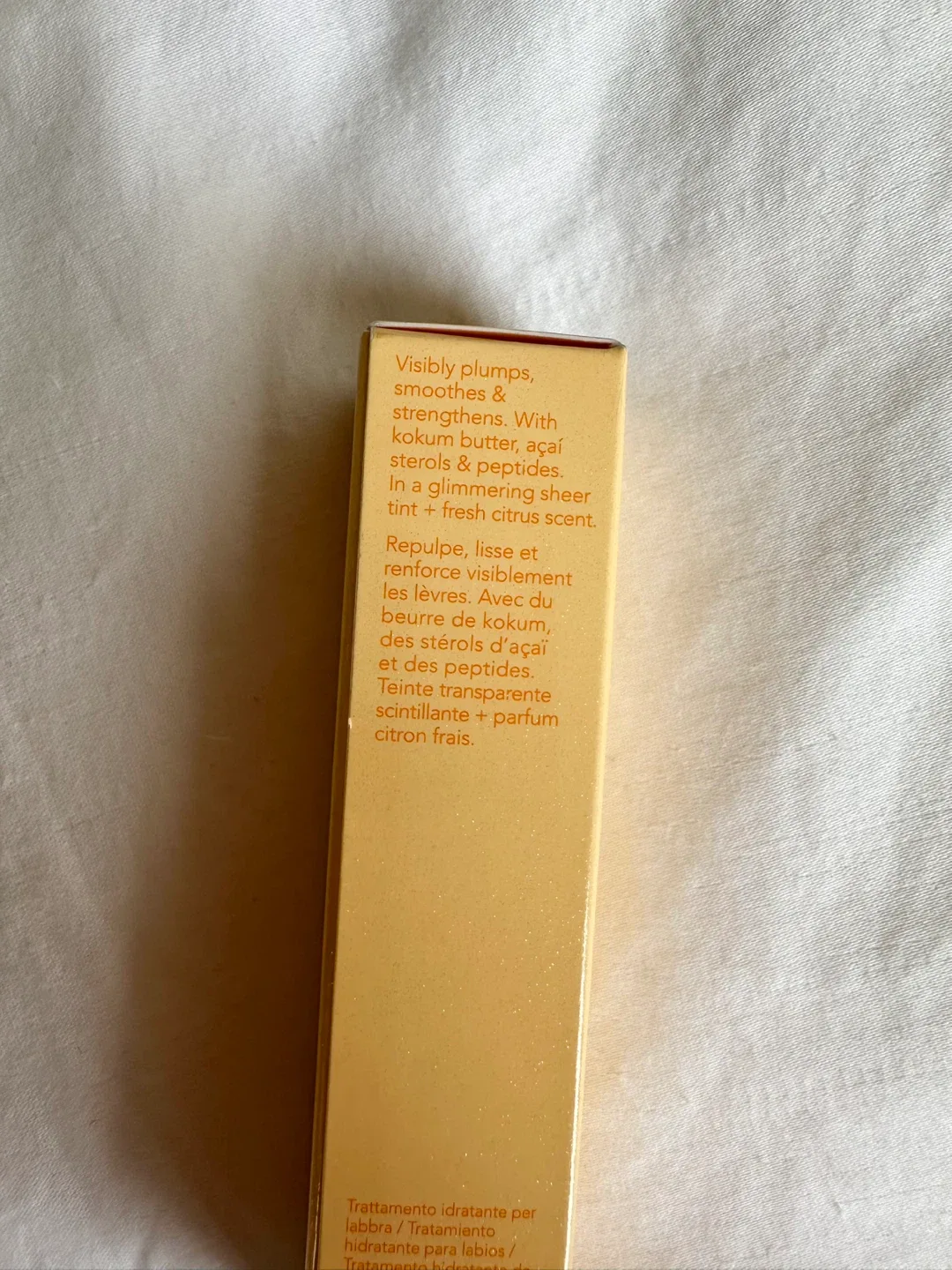 New OLEHENRIKSEN Peptide Lip Treatment Citrus Sunshine Glimmer image indicator(5)