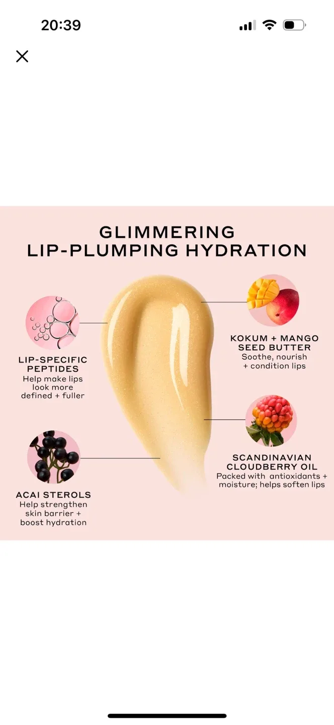 New OLEHENRIKSEN Peptide Lip Treatment Citrus Sunshine Glimmer image indicator(10)