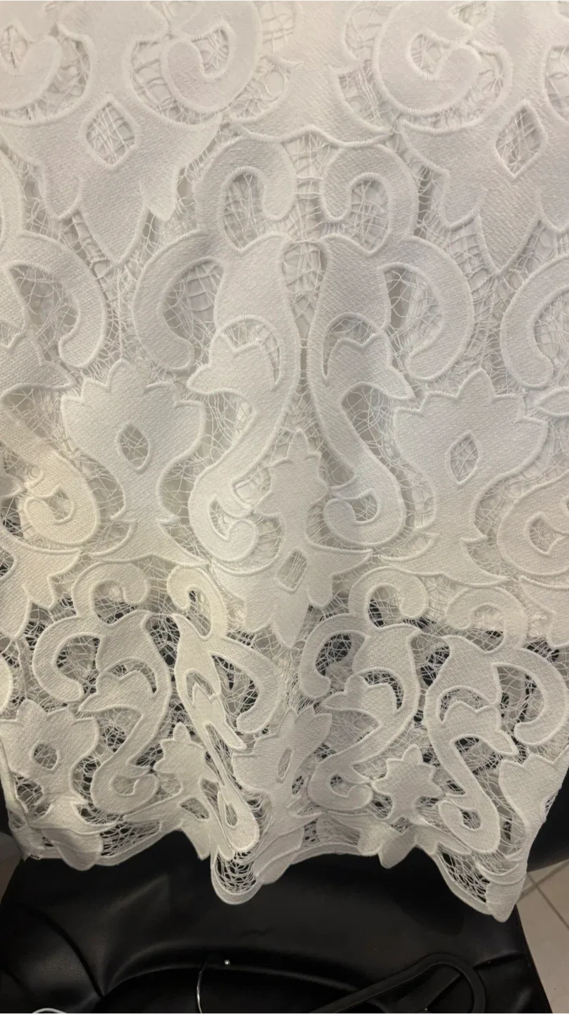 Bardot White Lace Dress - Size M image indicator(6)