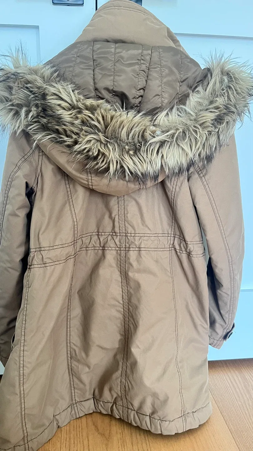 Abercrombie & Fitch Brown Winter Parka - Size M image indicator(3)