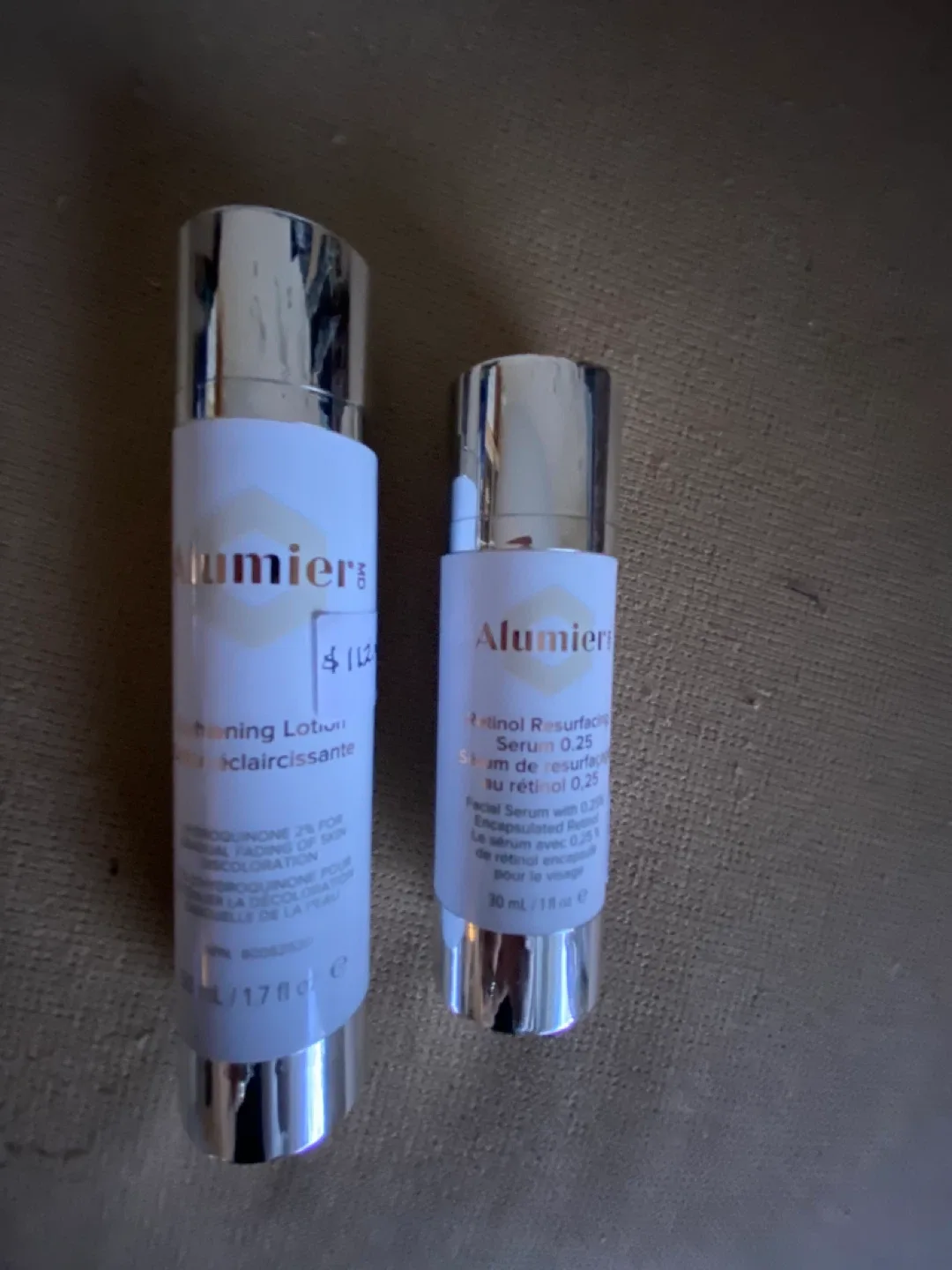 AlumierMD Whitening Lotion & Retinol Resurfacing Serum thumbnail