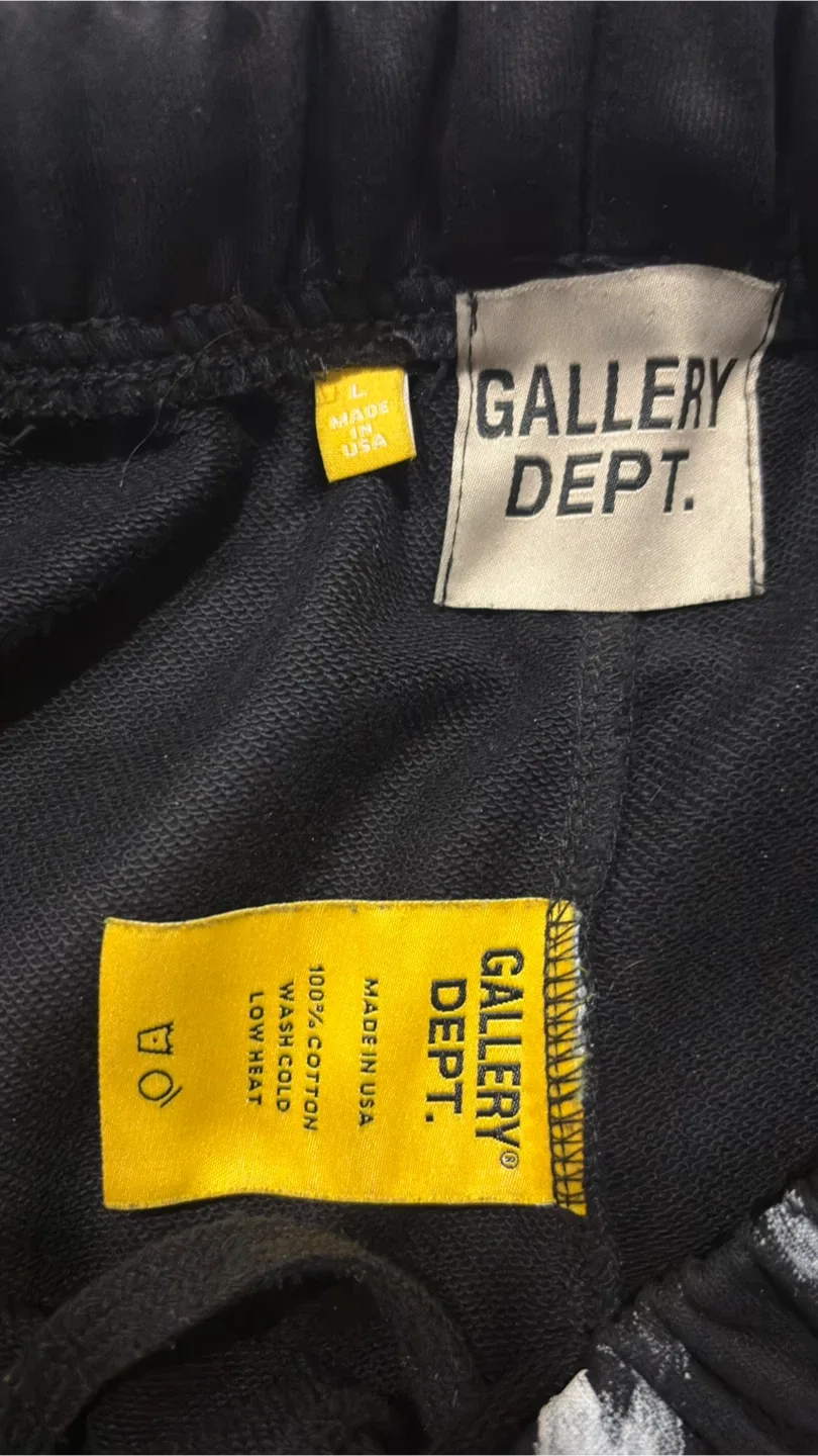 Gallery Dept. Black Cotton Sweatpants image indicator(2)