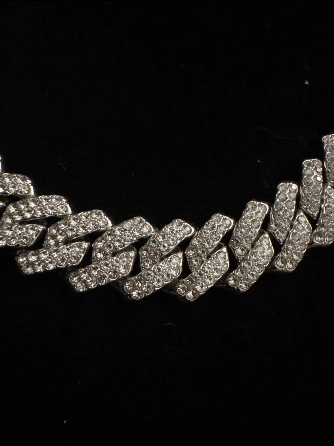 Cartice 14MM VVS 18K Gold SS Iced Out Cuban Chain image indicator(4)