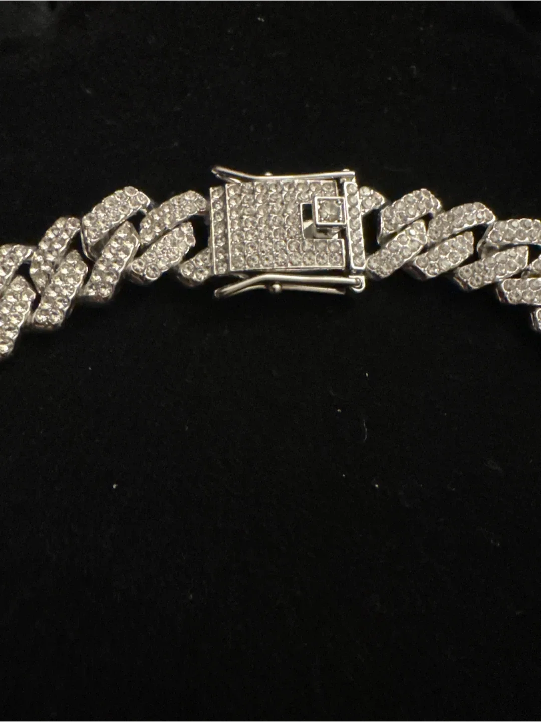 Cartice 14MM VVS 18K Gold SS Iced Out Cuban Chain image indicator(2)
