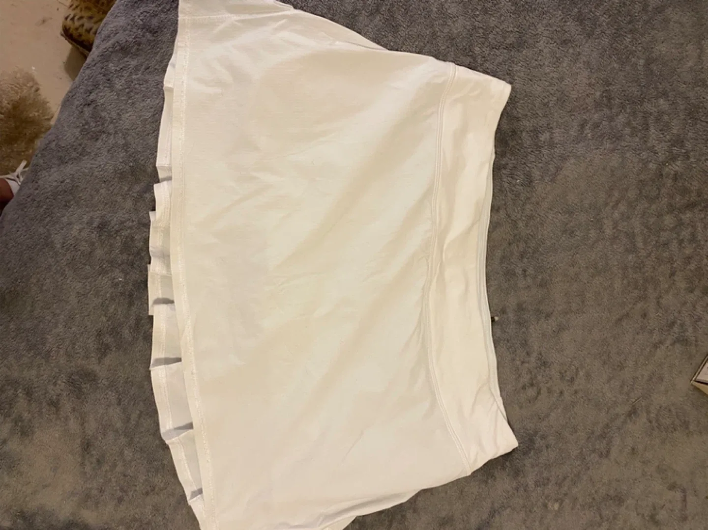 Lululemon White Pace Rival Skirt Size 12 image indicator(5)