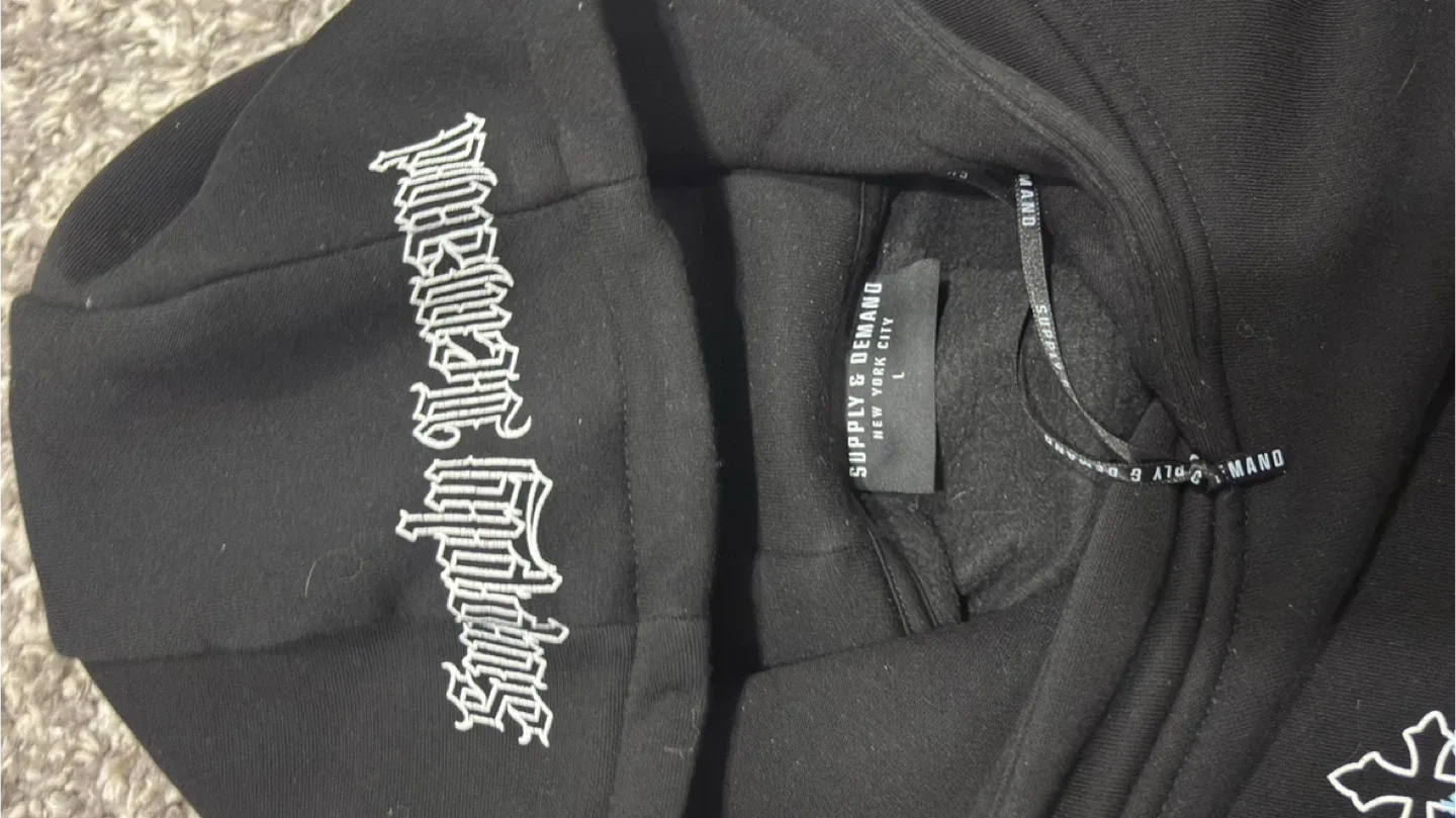 Supply & Demand Black Tracksuit - Size L image indicator(3)