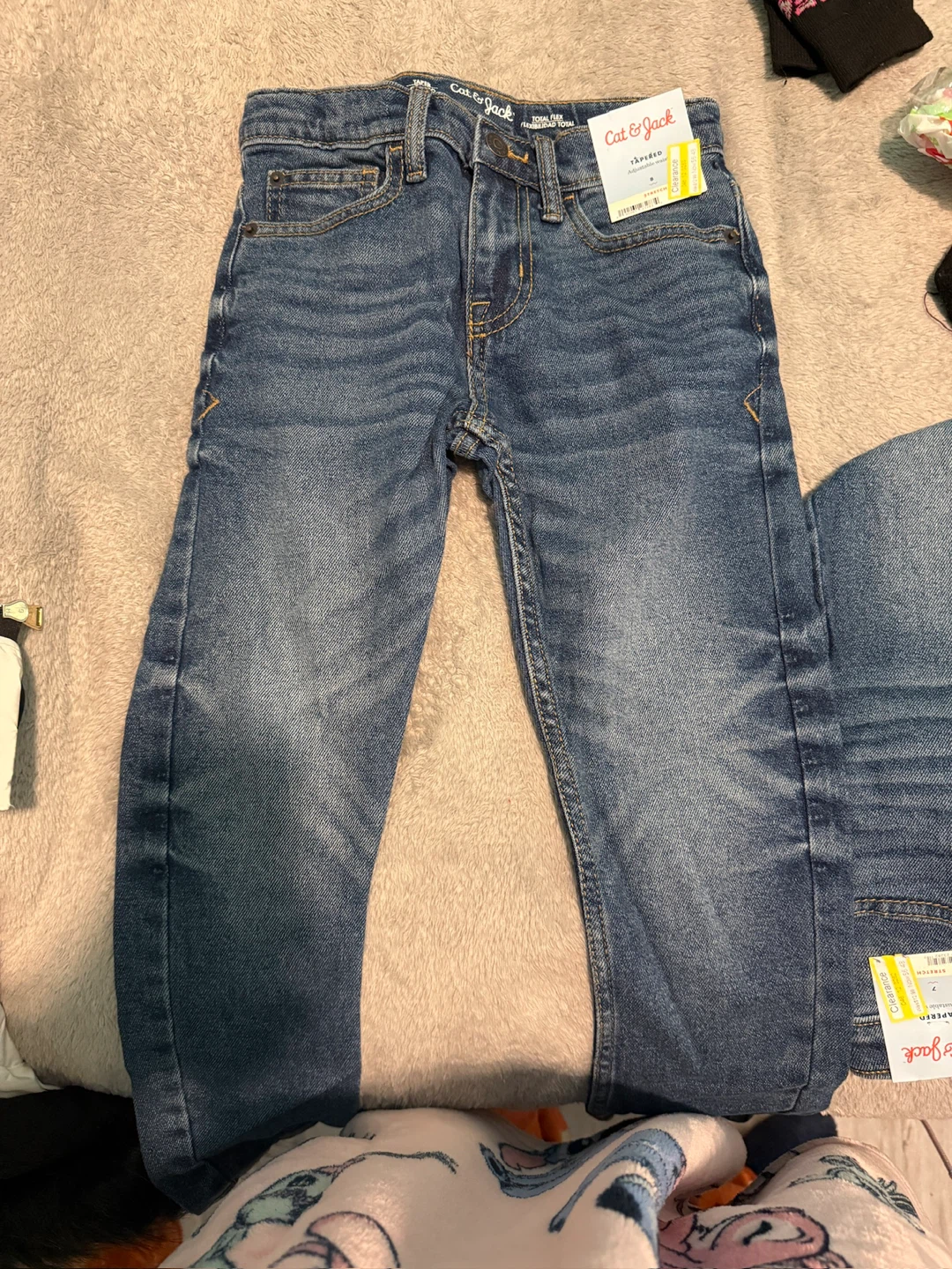 Cat & Jack Kids' Tapered Jeans - Size 7