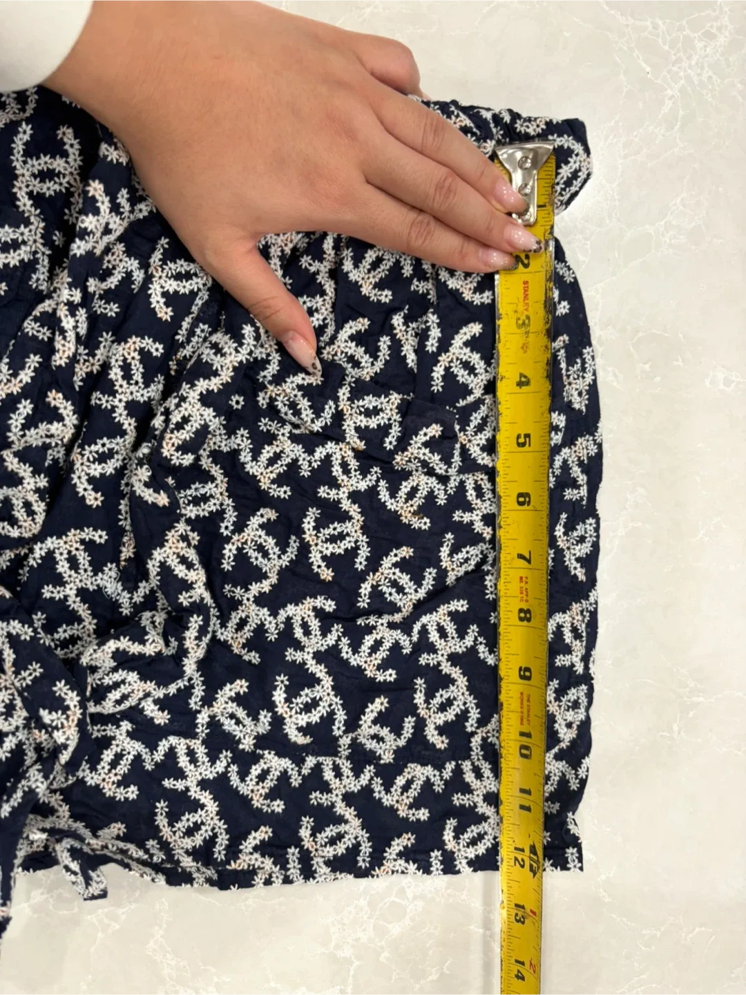 Chanel Navy Blue Shorts, Size 36 image indicator(4)