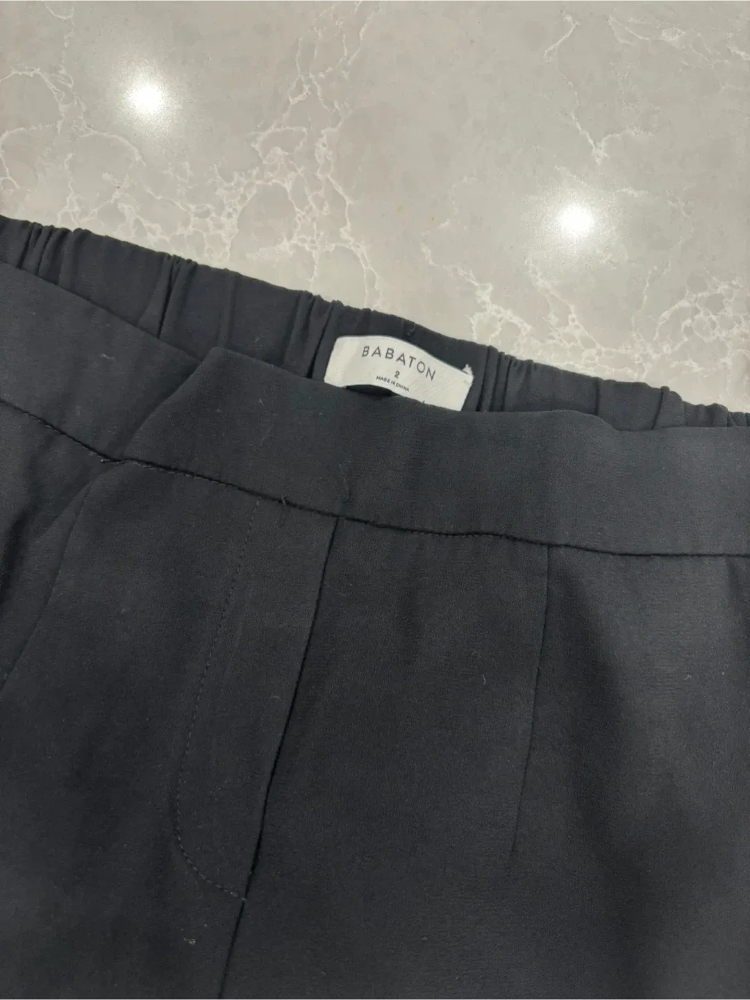 Babaton Black Pants with Colour Stripe Size 2 image indicator(2)