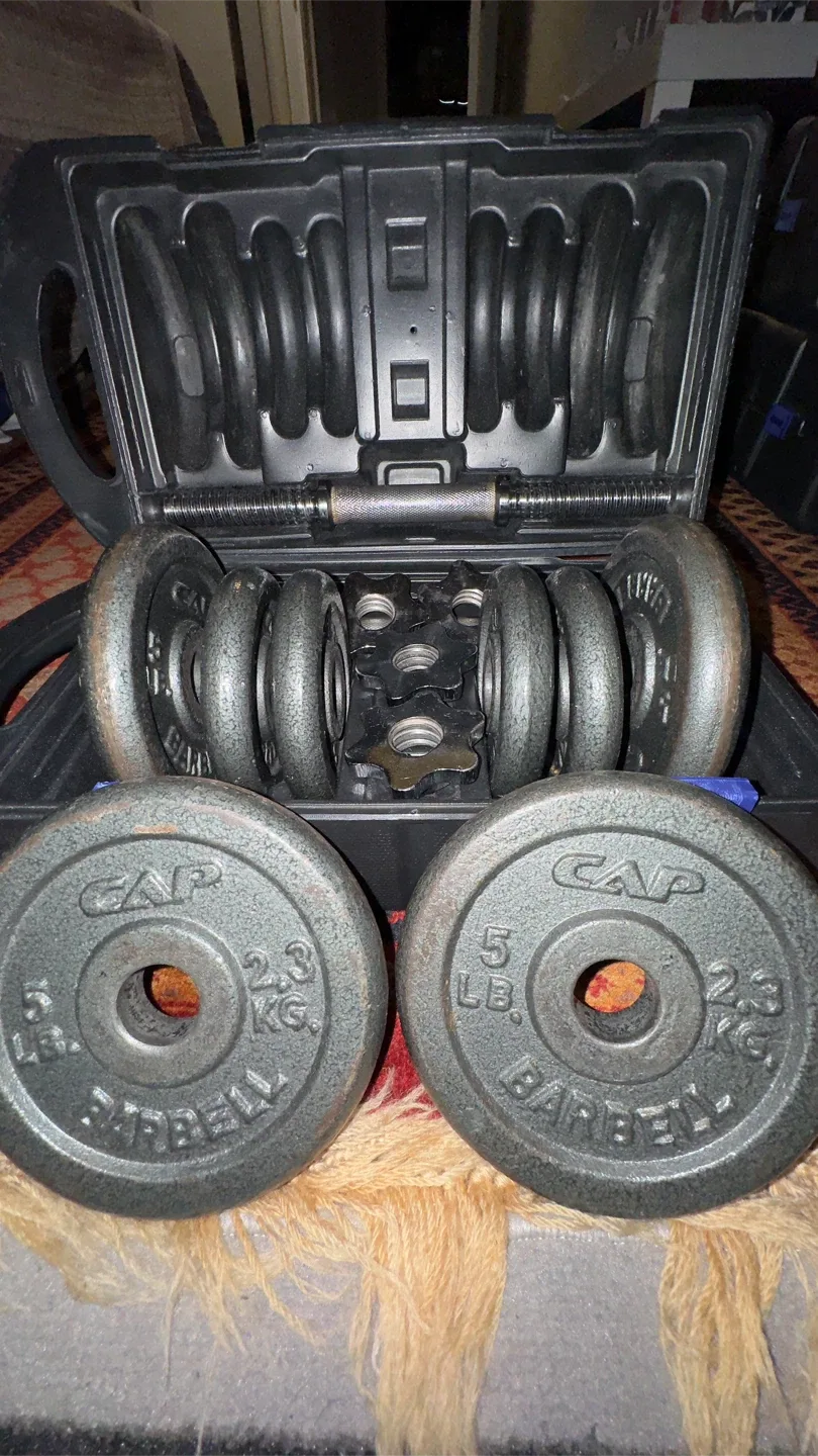 CAP Barbell Adjustable Dumbbell Set( total 40lb)