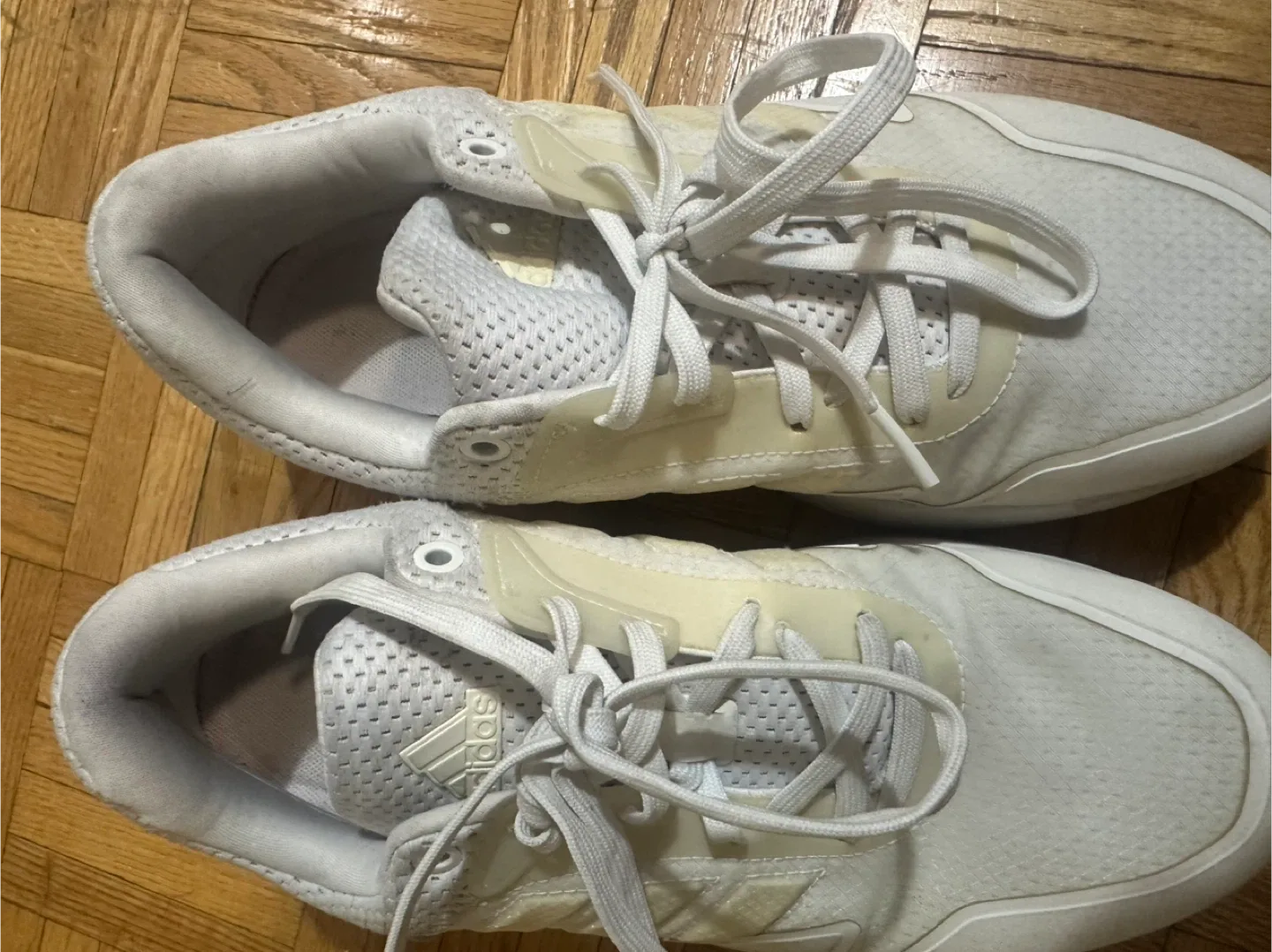 Adidas White Sneakers (women’s 8 1/2) image indicator(4)