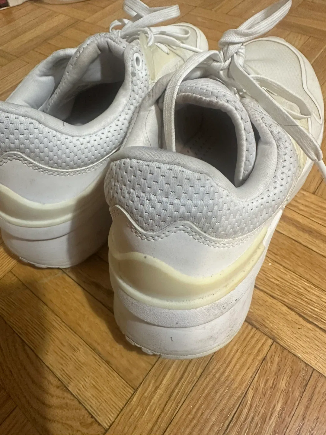 Adidas White Sneakers (women’s 8 1/2) image indicator(7)